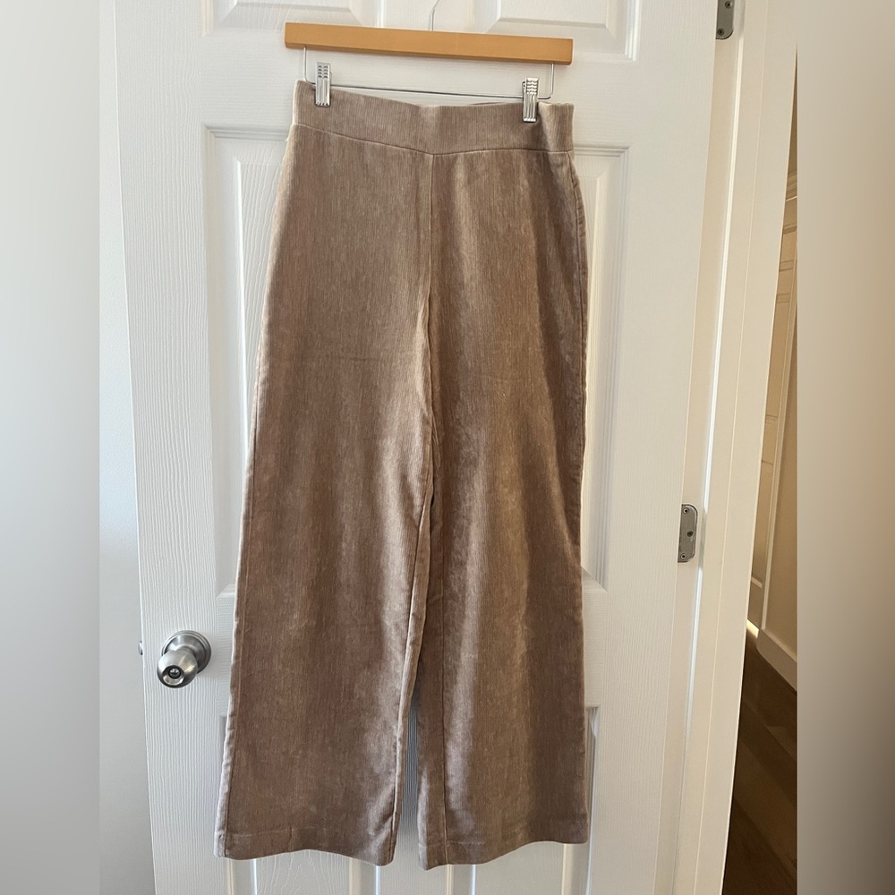 LOFT Velour Wide Leg Pants